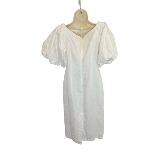 Mara Hoffman Namari Midi Dress In White - Size 4 - Picture 5 of 9